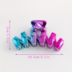 Gradient Claw Clips Hair Clips Headwear Outdoor Hair Accessories