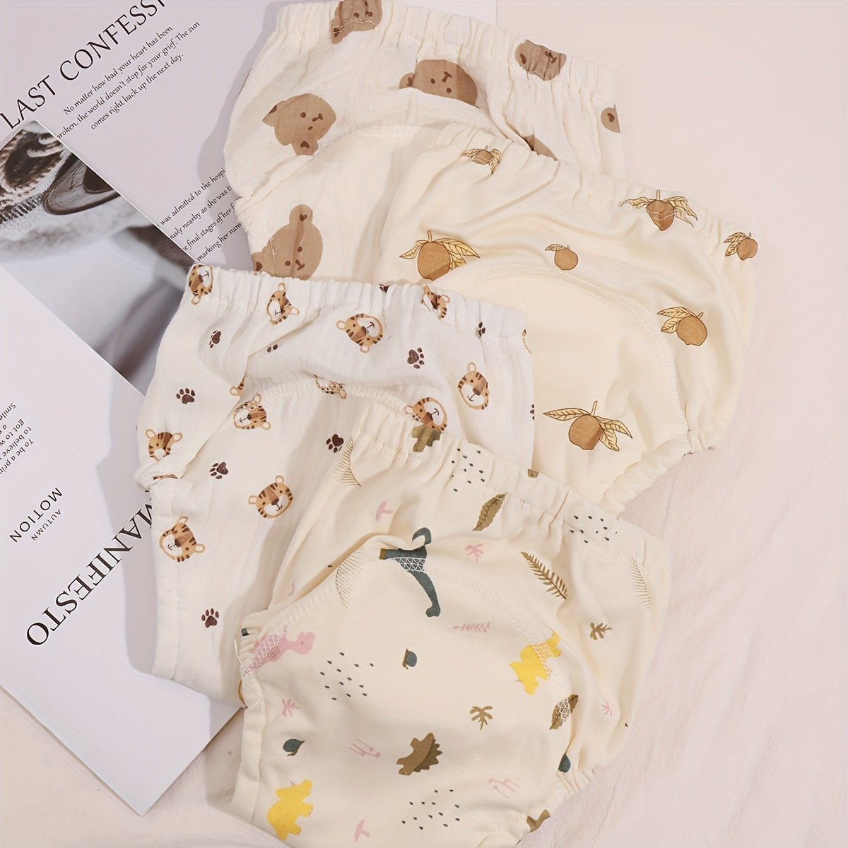 Baby Fabric Cloth Diapers Waterproof Training Pants Reusable Nappies Diaper