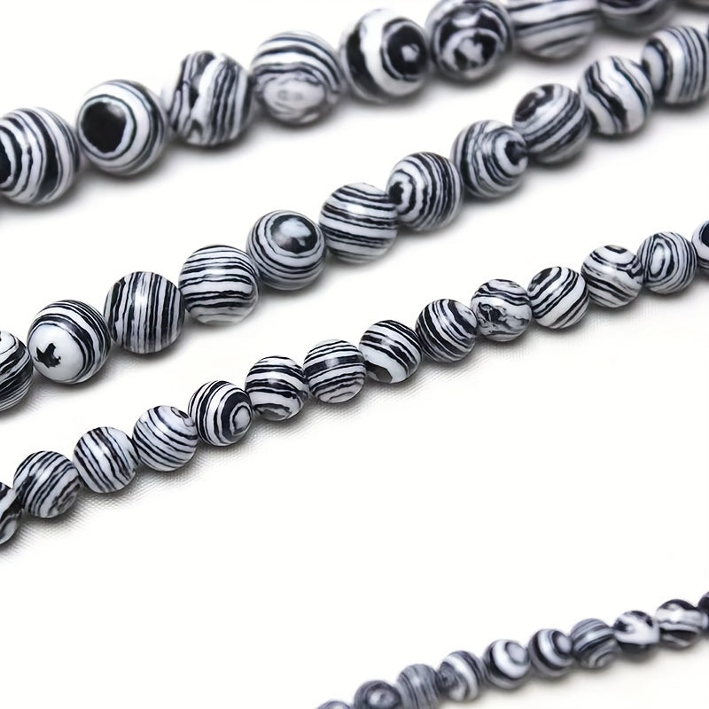 Natural Malachite Stone Beads 6 8 10mm Pack DIY Bracelet Necklace Material