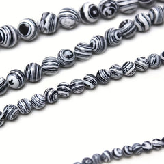 Natural Malachite Stone Beads 6 8 10mm Pack DIY Bracelet Necklace Material