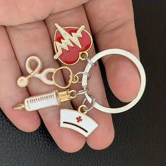 Medical Rescue Personnel Key Ring with Creative Design