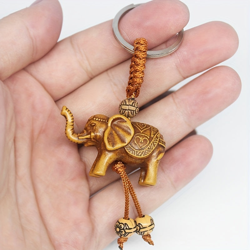 3D Elephant Keychain Cartoon Horse Keychain Pendant