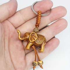 3D Elephant Keychain Cartoon Horse Keychain Pendant