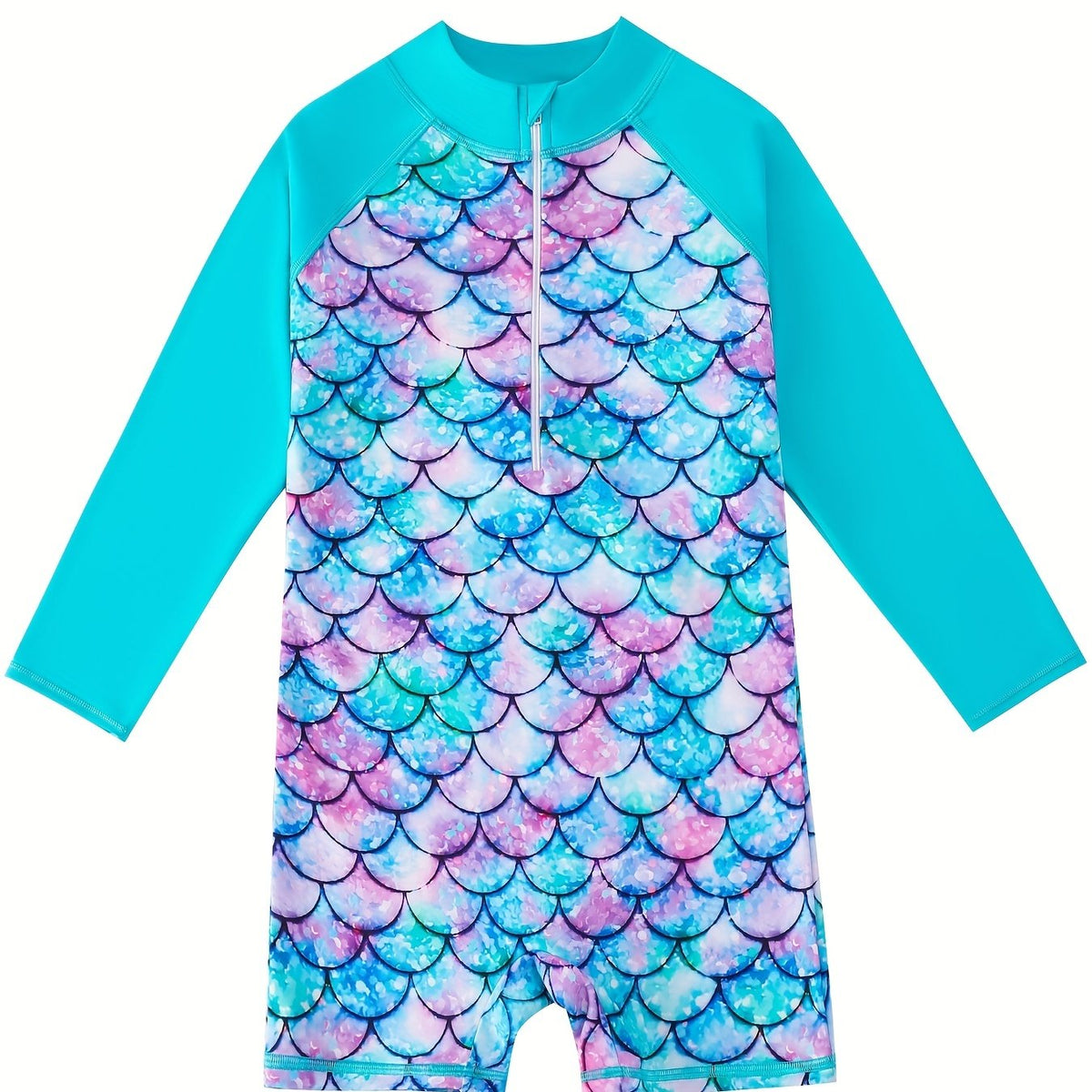 Adorable Girls Mermaid Swimsuit for Pool Fun