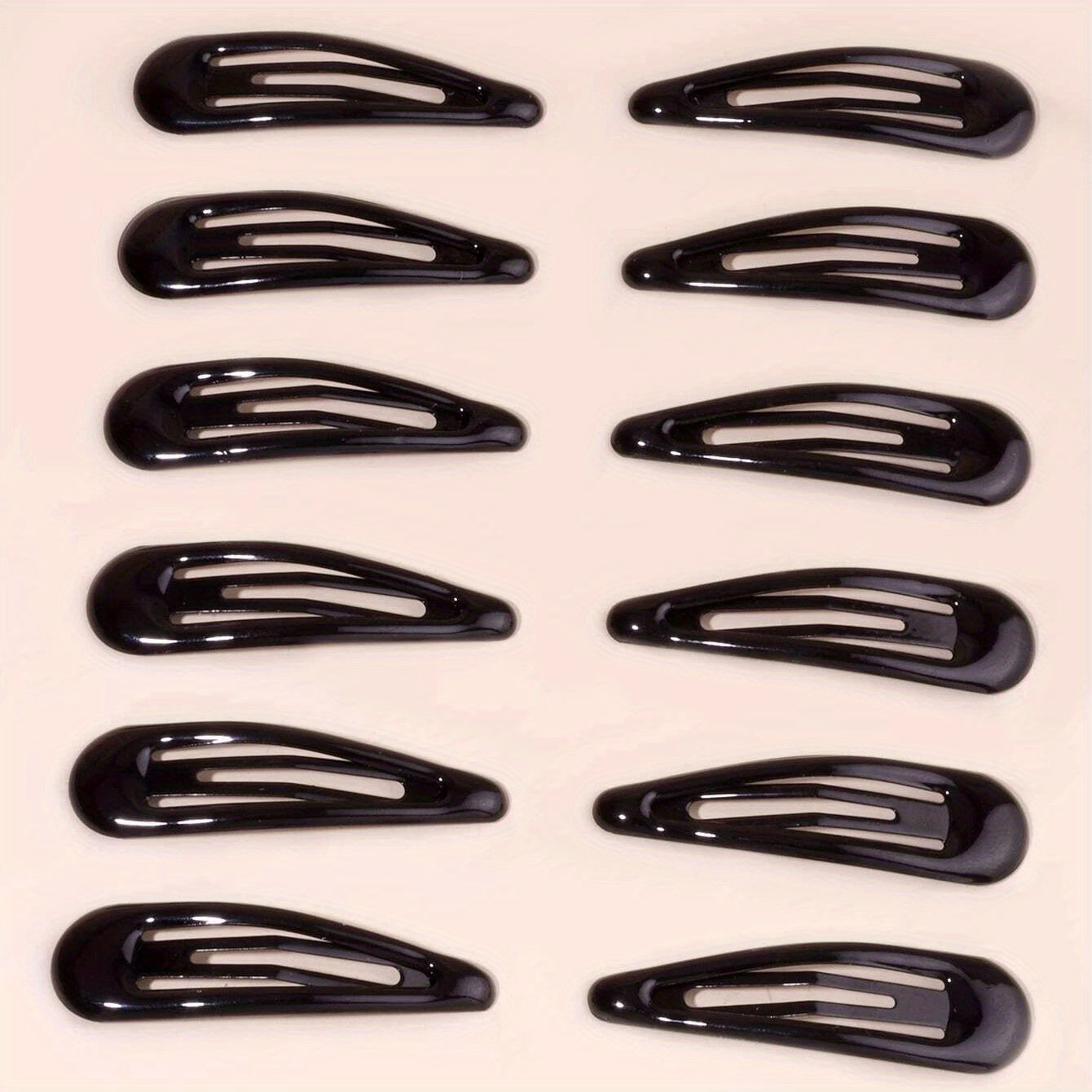 12pcs Solid Hair Clip For Women Girls Accessories