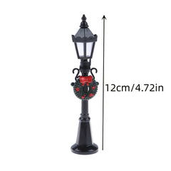 Mini Christmas Street Lamp Dollhouse Decoration