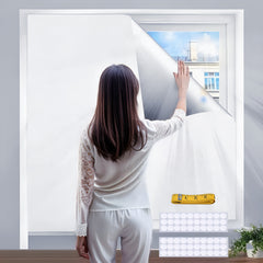 Portable Blackout Curtain Window Cover No Drill Light & UV Block