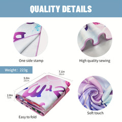 Quick Drying Swim Towel Soft Oversized 27.5 x 55 Absorbent Beach Camping Gym