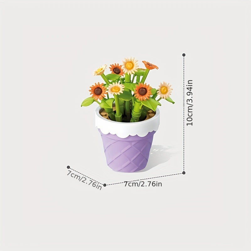 Build a Flower Garden Toy for Desktop Decor