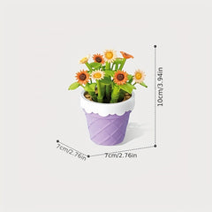 Build a Flower Garden Toy for Desktop Decor