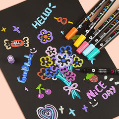 72 Dual Tip Acrylic Markers Vibrant Art Supplies for Students