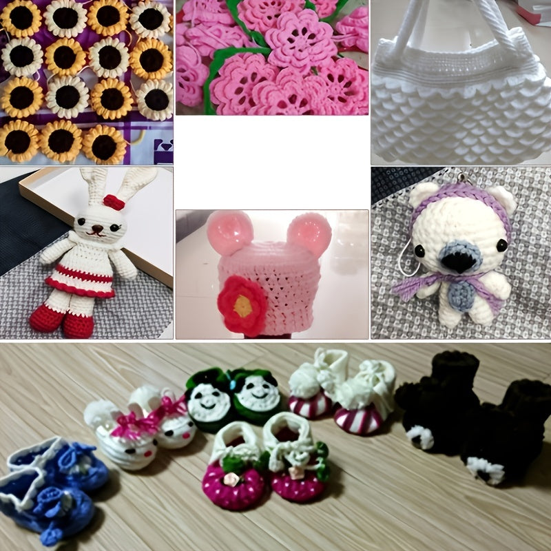 Milk Cotton Hand Knitted Thread 100 Acrylic 10pcs