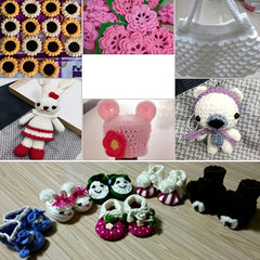 Milk Cotton Hand Knitted Thread 100 Acrylic 10pcs