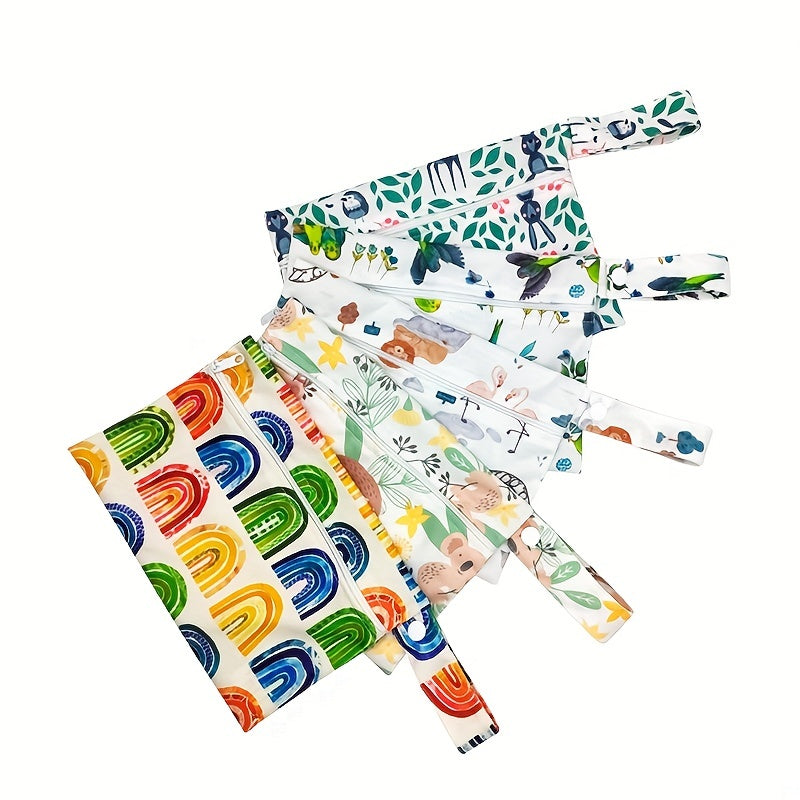 Printed Diaper Bag Diaper Storage Bag Cosmetic Storage Toy Storage Bag