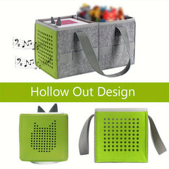 Portable Felt Tote Bag for Outdoor Speaker Storage
