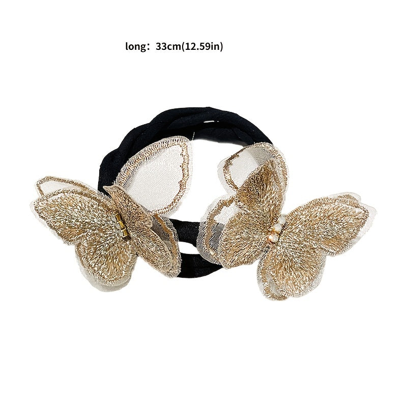 Hair Bun Maker Butterfly Hair Donuts French Hair Twist Curler Hair Bun Shaper