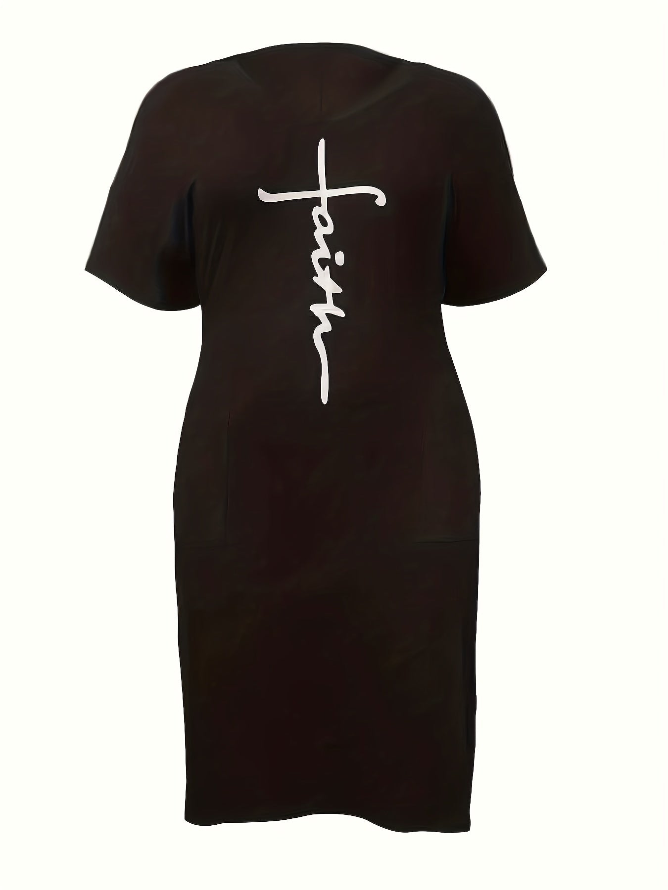  V Neck Midi Dress With Pockets