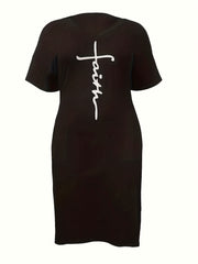  V Neck Midi Dress With Pockets