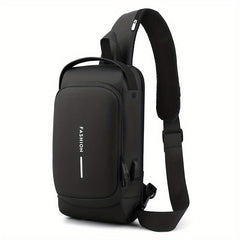 Anti Theft Crossbody Sling Bag Waterproof with USB Charging Port