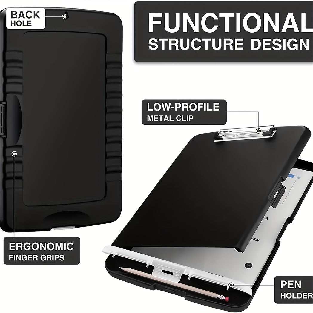 Waterproof A4 File Box with Pen Slot