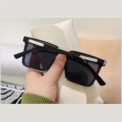 Square Sunglasses Anti Glare Rivet Decor UV400