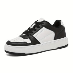 Women's Lace-up Athletic Skate Shoes Non-slip Platform Sneakers