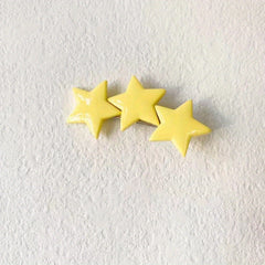 Yellow Star Hair Clip - Duck Billed Clip for Women Girls Baby
