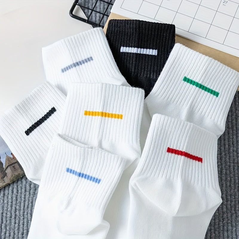 Women's Comfy Sports Socks 7 Pairs Short Breathable Stockings Hosiery