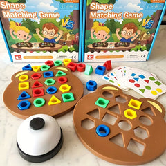 Geometric Shape Matching Puzzle Board Game for Family