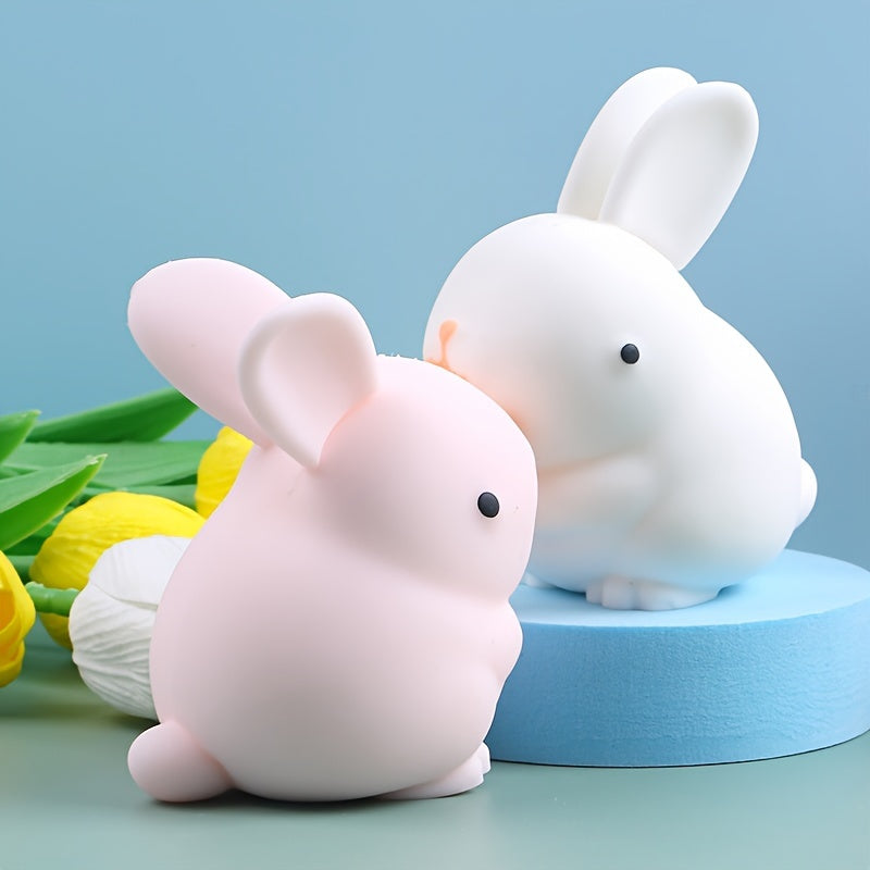 Easter Rabbit Stress Ball Squishy Toy Bunny Sensory Fidget Anxiety Reliever