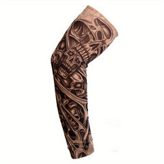 Tattoo Arm Sleeves UV Protection Sunproof Long Sleeve Elastic Sleeves