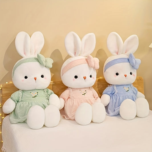 40cm Rabbit Plush Toy Girl Doll Dressing Rabbit Kid Sleeping Pillow