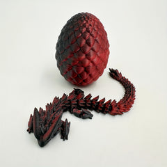 3D Printing Laser Crystal Egg Dragon King Model Ornament