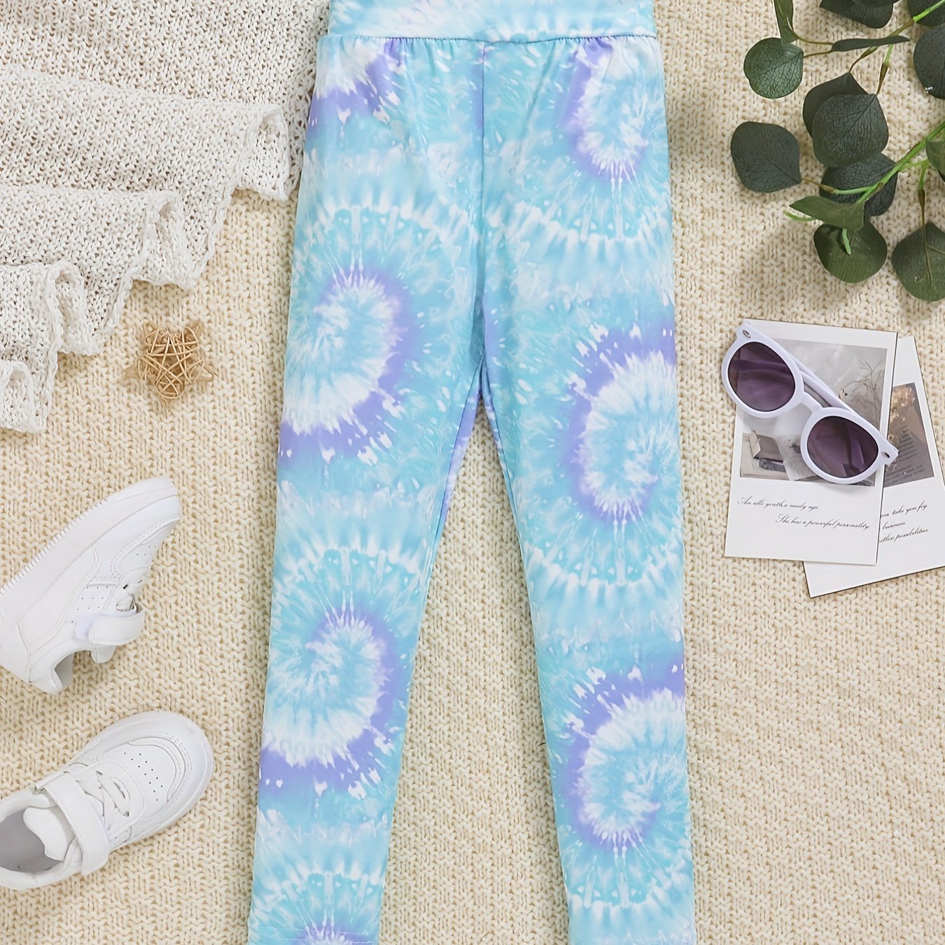 Baby Girls Tie Dye Leggings Pants for Spring Autumn