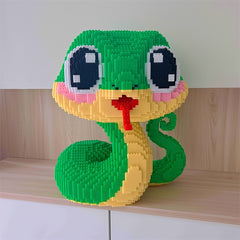 15000pcs Year of the Snake Animal Building Block Toy Set