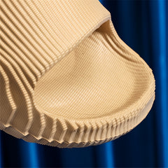 Women's Anti-Slip Platform House Slippers Soft Sole Flat Indoor Shoes