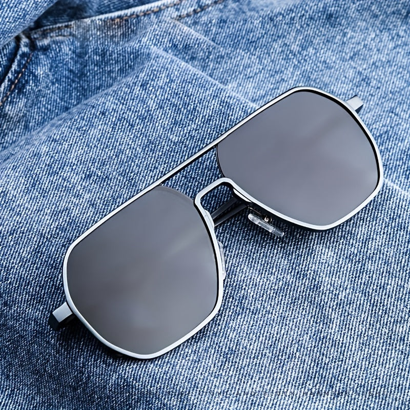 Polarized Aviator Sunglasses Aluminum Frame UV400 Protection Glasses
