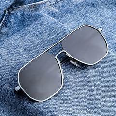 Polarized Aviator Sunglasses Aluminum Frame UV400 Protection Glasses