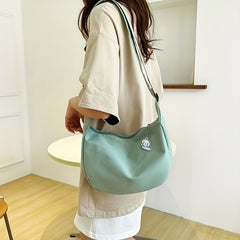 Minimalist Shoulder Bag Zipper Crossbody Bag Casual Underarm Bag