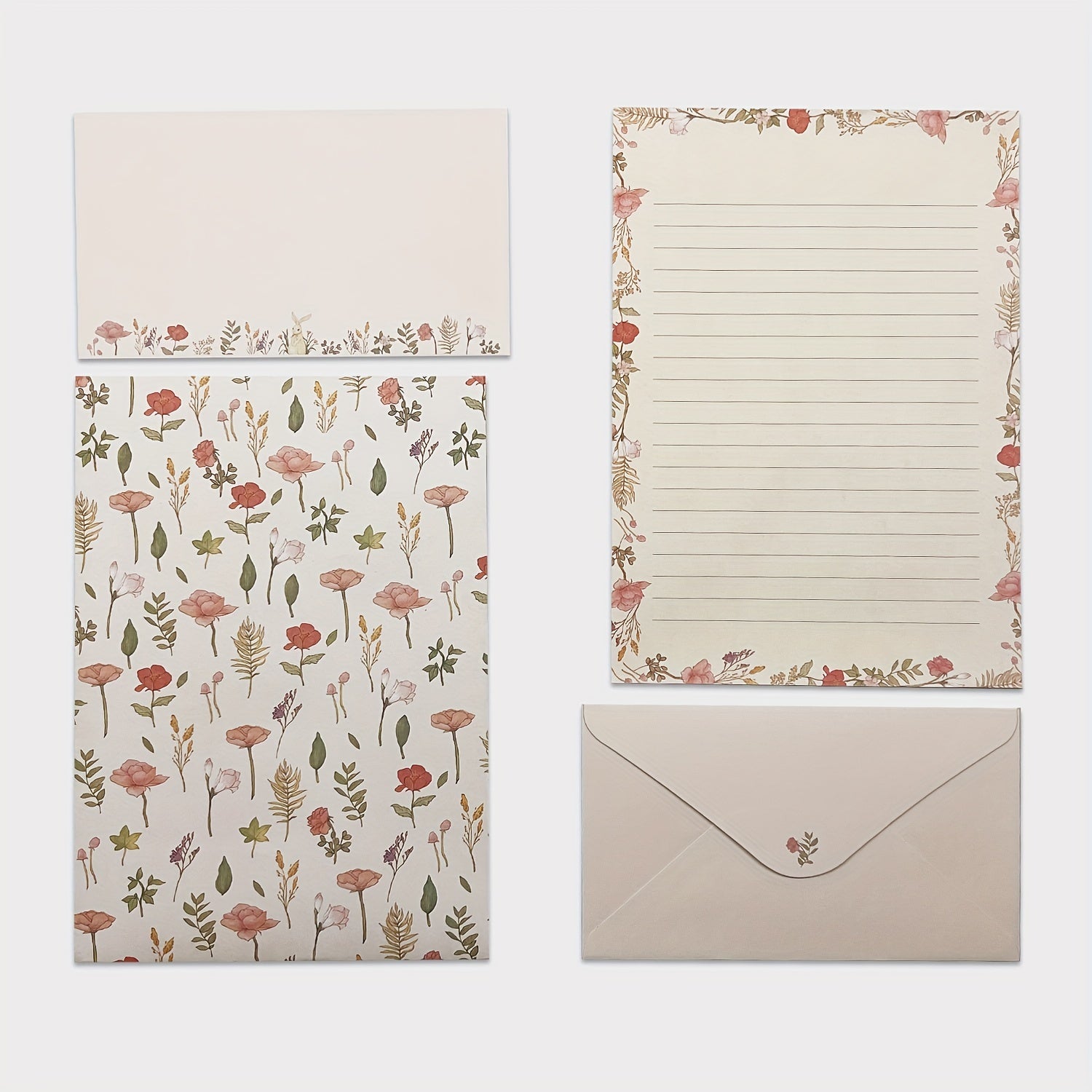 9-Piece Stationery Paper and Envelopes Set