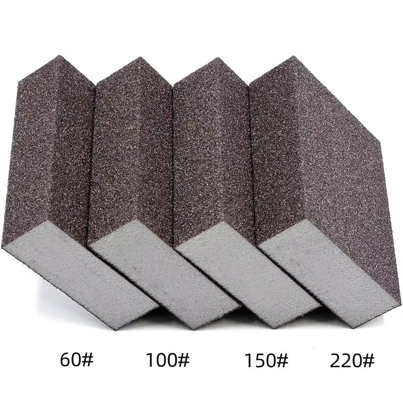 4pcs Sanding Block Sponge Coarse Medium Fine Ultra Fine Wet/Dry Grinding Pad