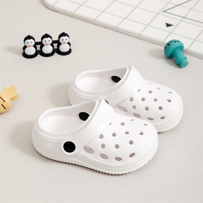 Boy's Solid Clogs Garden Shoes Lightweight Sandals All Seasons