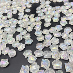 35pcs Transparent Shell Beads for DIY Bracelet Necklace