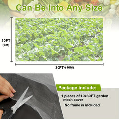 10x33FT Ultra Fine Mesh Netting Pest Barrier Bird Mosquito Plants Cover