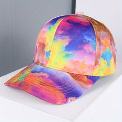 Graffiti Tie Dye Baseball Cap Hip Hop Sun Hat