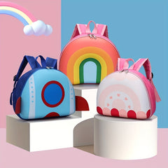 Children s Rainbow Backpack Donut School Bag Casual Cartoon Backpack
