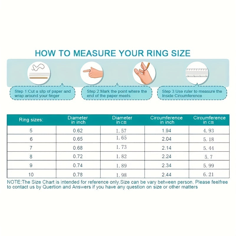 Zircon Inlaid Chain Ring For Men