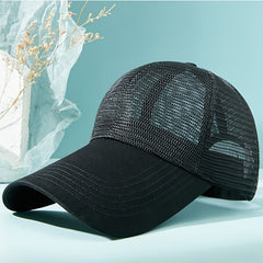 Breathable Mesh Cap 33IN Extended Brim Sunshade Cap