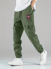 Men's Rabbit Skull Cargo Pants Active & Stretchy