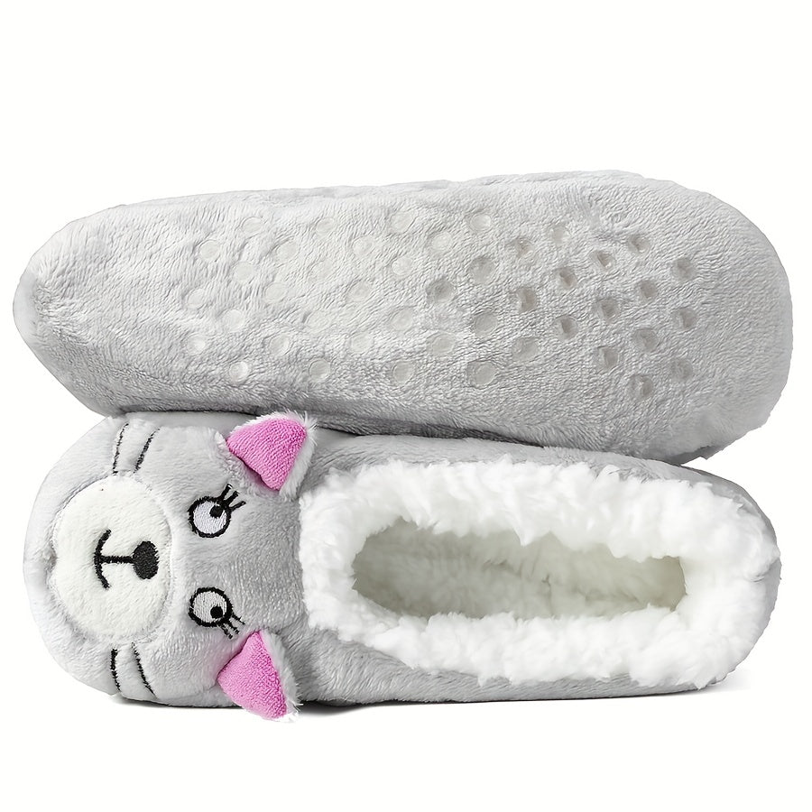 Cartoon Animal Plush Socks for Women